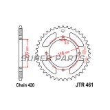 Πίσω γρανάζι -JT- JTR461,49, 49 δόντια, ατσάλινο, Kawasaki KX 100 1988-2020, KX 80 1986-2000, KX 85 1998-2004, 2006, 2008-2020, Suzuki RM 100 2003