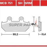 Τακάκια φρένων -TRW- MCB751SRM, sintered, Suzuki Burgman 400/ABS (2008-2012), Suzuki Burgman 650/Executive (2002-2012)