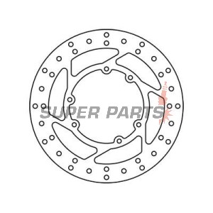 Δίσκος φρένου -TRW- MST301, 240mm, Honda CR125R/CR250R/CR500R (1979-2012), CRF250R-X/CRF450R-X (2002-2018)