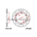 Πίσω γρανάζι -JT- JTR853,46, 46 δόντια, ατσάλινο, Kreideler 170 170 2004-2006, Yamaha DT 200 1989-1995, IT 200 1984-1986, SR 500 1991-1999, TT 250 1989-2004, TT 350 1986-1992, TT 600 1983-1992, 1996-2003, TT-R 250 1999-2006, WR 125/400 1998