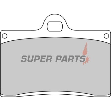 Τακάκια φρένων -FERODO- FRP408XRAC, Aprilia RS, Ducati Monster/SS/916, Moto Guzzi California/Daytona/Sport, MZ Skorpion