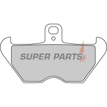 Τακάκια φρένων -FERODO- FDB2050ST, BMW K/K1 1000/1100/1200 RS/LT 1989-2001, BMW R 850/1100/1150/1200 GS/RS/RT/R/C 1994-2003