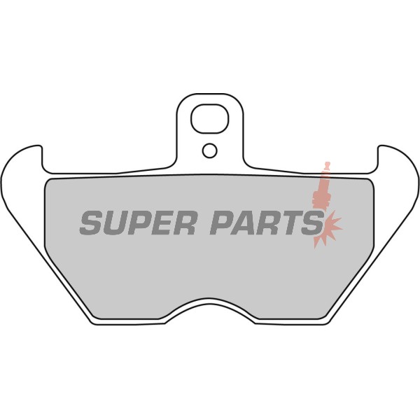 Τακάκια φρένων -FERODO- FDB2050ST, BMW K/K1 1000/1100/1200 RS/LT 1989-2001, BMW R 850/1100/1150/1200 GS/RS/RT/R/C 1994-2003