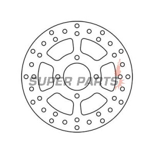 Δίσκος φρένου -TRW- MST259, 220mm, MBK Doodo 125/150XN (2000-2005), Skyliner 180 (2003), XQ Thunder 125 (2001-2003), YP Skyliner 125E (2003-2005); Yamaha XN Teos 125 (2000-2003), XQ Maxster 125/150 (2001-2003), YP Majesty 125R/150/180E (1998-2009)