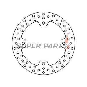 Δίσκος φρένου -TRW- MST201, 256mm, Honda CB450S + NX500/650 Dominator + XL600V/650V/700V Transalp + XR650L (1986-2013)