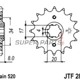 Μπροστινό γρανάζι -JT- JTF287,13, 13 δόντια, Honda CB 250 1991-2008, CRF 230 2009-2010, XL 250 1984-1988