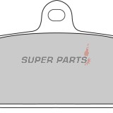 Τακάκια φρένων -FERODO- FDB557P, Suzuki Bandit 1200/GSX-R/RF 900R, Triumph Daytona/Rocket III/Speed Triple/Sprint/TT/Thunderbird/Trophy, Yamaha FZR 750R 1988-2015