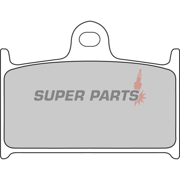Τακάκια φρένων -FERODO- FDB557P, Suzuki Bandit 1200/GSX-R/RF 900R, Triumph Daytona/Rocket III/Speed Triple/Sprint/TT/Thunderbird/Trophy, Yamaha FZR 750R 1988-2015