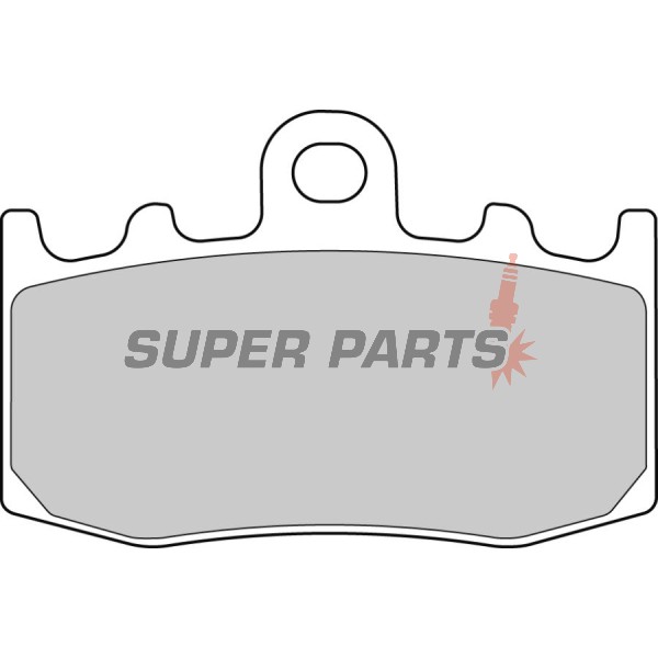 Τακάκια φρένων -FERODO- FDB2125ST, BMW K 75/1200GT/1200LT/1200RS/1200R/1200S, R 850RT/1100S/1150RS/1150RT/1200R 1991-2012