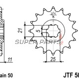 Μπροστινό γρανάζι -JT- JTF508,14, 14 δόντια, Cagiva Ala Rossa 350 1983-1984, Kawasaki H2A 750 1973, H2B 750 1974, H2C 750 1975, KH 400 1976-1978, KH 500 1974