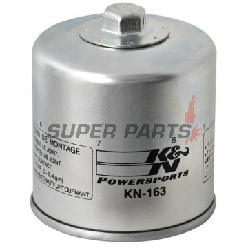 Φίλτρο λαδιού -K&N- KN-163, με 17mm παξιμάδι για εύκολο λύσιμο