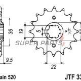Μπροστινό γρανάζι -JT- JTF337,13, 13 δόντια, Honda ATC 250 1983-1986, CR 250 1978-1985, CR 500 1984-1985