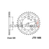 Πίσω γρανάζι -JT- JTR1486,41, 41 δόντια, ατσάλινο, Honda TRX 200 1990-1997, Kawasaki EL 250 1988-1999, 2001-2003, EL 252 2000, EX 250 1986-1987, GPX 400 1987-1988, Yamaha FZ1 1000 2010-2015