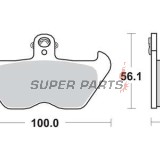 Τακάκια φρένων -TRW- MCB680, Beta Evo/Minicross/Minitrial 50-300 2T/4T, BMW K/K1 1000-1200LT/RS, BMW R 850/1100/1150GS/RT/RS/S/C (1988-2005)