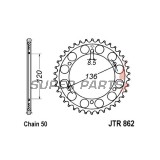 Πίσω γρανάζι -JT- JTR862,45, 45 δόντια, ατσάλινο, Yamaha FZ 600 1986-1989, RD 500 1984-1987, XJ 600 1984-1991, YX 600 1986-1990