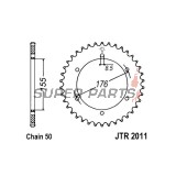 Πίσω γρανάζι -JT- JTR2011,43, 43 δόντια, ατσάλινο, Triumph Daytona 955 1997, 1999-2001, 2003-2006, Speed Triple 1050 2005-2017, 2019, Speed Triple 900 1997-1998, Speed Triple 955 1999-2004, Sprint 1050 2005-2015, Sprint 955 1999-2004