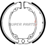 Σιαγόνες φρένων -FERODO- FSB755, 140x30mm, Honda TRX 250 FourTrax/Recon/Sporttrax 1997-2010, XBR 500, XLV 750R 1983-1987, Kymco Hipster/Pulsar/Stryker/Zing 125/150 1997-2010
