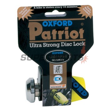 Κλειδαριά δισκόφρενου -OXFORD- Patriot 14mm, κίτρινος