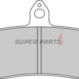 Τακάκια φρένων -FERODO- FDB533P, Honda CB900F Hornet/CBR900RR Fireblade/VFR750R/VTR1000F Fire Storm-Superhawk (1988-2007)