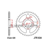 Πίσω γρανάζι -JT- JTR834,28, 28 δόντια, ατσάλινο, Yamaha BW 80 1986-1988, 1990, PW 80 1983-2010, RD 50/80 1982-1984, RT 100 1990-2000, TT-R 110 2008-2020, TT-R 50 2006-2020, TT-R 90 2000-2008, YB 100 1980-1994