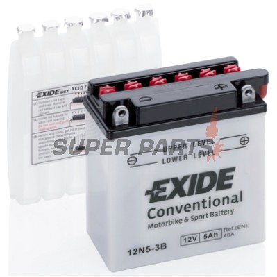 Μπαταρία -EXIDE- 12N5-3B, 5Ah 12V