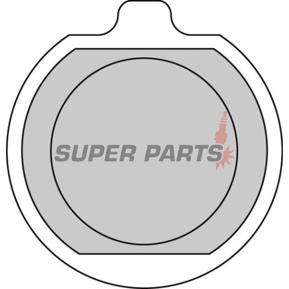 Τακάκια φρένων -FERODO- FDB220P, Kawasaki Z 1000 ST/1300A, Z/ZG 1300A DFI 1979-1987