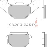 Τακάκια φρένων -FERODO- FDB828ST, Adly ATV, Aprilia ETX/MX/Pegaso/RX/SX/Tuareg, Beta Alp/M4, Buell Cyclone/Lightning/Thunderbolt, Husqvarna CR/TE/WR, Kawasaki KLE/KLR/KX, MZ Baghira/Mastiff, Peugeot/PGO/Piaggio scooters, Sachs XTC
