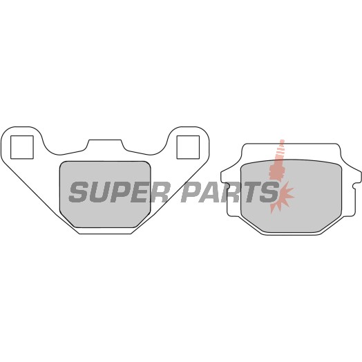 Τακάκια φρένων -FERODO- FDB314SG, Aprilia Tuareg 600, Buell M2/S1/S3 1200, Gas Gas Enducross 125, Husqvarna CR/TE/WR 125-510, Kawasaki GPZ/KL Tengai/KLE/KLR/KX/ZR 250-650, Kymco CK1 125, Suzuki GT 80 1981-2015