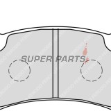 Τακάκια φρένων -FERODO- FDB2236SG, Alfer 250, Aprilia MX/Mana/Pegaso/RST, ATK Cross/Enduro, BMW G450X/HP2, Ducati Monster, Gas Gas EC, Husqvarna SM/TE/WR, KTM Adventure/EXC/SX, Moto Guzzi Stelvio, Yamaha TT/Majesty