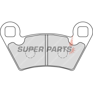 Τακάκια φρένων -FERODO- FDB2236SG, Alfer 250, Aprilia MX/Mana/Pegaso/RST, ATK Cross/Enduro, BMW G450X/HP2, Ducati Monster, Gas Gas EC, Husqvarna SM/TE/WR, KTM Adventure/EXC/SX, Moto Guzzi Stelvio, Yamaha TT/Majesty