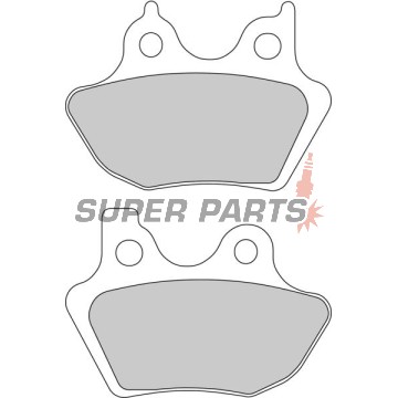 Τακάκια φρένων -FERODO- FDB2097P, Harley Davidson XL 1200C Sportster Custom/XLH 883 Sportster Hugger 2000-2003