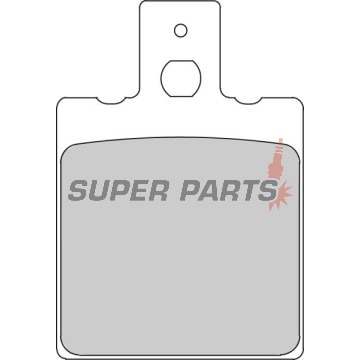 Τακάκια φρένων -FERODO- FDB207ST, Aprilia RS 50/125/250, AF1 125, Tuareg 125/350, Ducati Monster 600/900/1000, 916, SS 750/900, Cagiva Mito 125, Raptor 650, Elefant 750, KTM GS 125/500, MX 125/500, Moto Guzzi California 1100, Daytona 1000, V11 1100, Husqv