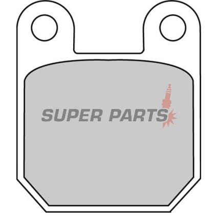 Τακάκια φρένων -FERODO- FRP405P, Aprilia RS/SX 50, Climber 280, Beta Alp, RR, REV, Derbi Senda, GPR, Atlantis, Gas Gas Pampera, TXT, Italjet Dragster, Formula, Peugeot Speedfight, Ludix, Vivacity, Rieju MRX, RS-2, Tango, Yamaha DT50R, TZR50