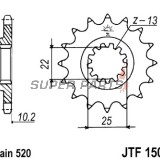 Μπροστινό γρανάζι -JT- JTF1503,12, 12 δόντια, Kawasaki KEF 300 1995-2003, KFX 250 2000-2004, KSF 250 1987-2004