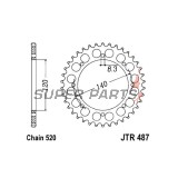 Πίσω γρανάζι -JT- JTR487,47, 47 δόντια, ατσάλινο, Kawasaki BJ 250 1994-1999, KL 650 1989-1991, KLE 500 1991-2007, KLR 650 1987-2015, KLX 650 1993-1996