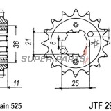 Μπροστινό γρανάζι -JT- JTF290,15, 15 δόντια, Honda GB 400 2011-2012, GB 500 1989-1990