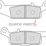 Τακάκια φρένων -FERODO- FDB2232SG, Yamaha YFM Grizzly 550F/700/700F 4x4 EPS - 2006-2018