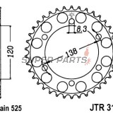 Πίσω γρανάζι -JT- JTR312,38, 38 δόντια, ατσάλινο, Honda RVF 400 1994, RVF 750 1994-1998, VFR 400 1990-1993, VFR 750 1988-1993