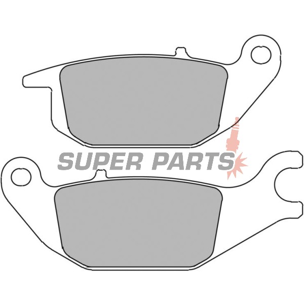 Τακάκια φρένων -FERODO- FDB2143P, Honda CBR 125R 2004-2012, XL 125V Varadero 2001-2007