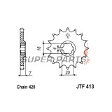Μπροστινό γρανάζι -JT- JTF413,13, 13 δόντια, Suzuki TSX 50 1984-2000