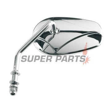 Καθρέφτης -VICMA- VIC-E412D, δεξί, Harley Davidson Road King/Electra Glide/Street Glide/Road Glide/Softail/Dyna/V-Rod/Sportster 883-1803, 2003-2011