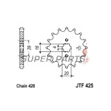 Μπροστινό γρανάζι -JT- JTF425,17, 17 δόντια, Suzuki RG (RGV) 125 1992-1996, TSR 125 1989