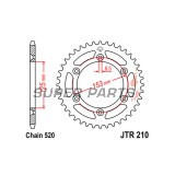 Πίσω γρανάζι -JT- JTR210,43, 43 δόντια, ατσάλινο, Betamotor RR 125 2018-2021, RR 250 2013-2021, RR 400 2013-2016, RR 450 2013-2014, Honda CR 125 1983-2007, CR 250 1984-2008, CR 500 1984-2001, CRF 150 2003-2018, CRF 230 2003-2019