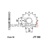 Μπροστινό γρανάζι -JT- JTF568,18, 18 δόντια, Yamaha XS 500 1976-1977, XS 650 1975-1983