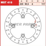 Δίσκος φρένου -TRW- MST416, 220mm, Yamaha YFM Grizzly 700/700F Auto 4x4 EPS, LE, SE (2006-2018)