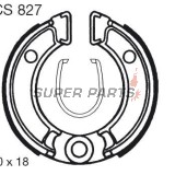 Σιαγόνες φρένων -TRW- MCS827, 80x18mm, Honda NB50 Melody NC50 Express ND50 Melody NE50 Vision NP50 Melody Mini NX50 Caren QR50 XR50R Monkey Z/ZB50 Peugeot ST50 STL50 Suzuki DR-Z70 Yamaha TT-R50/50E