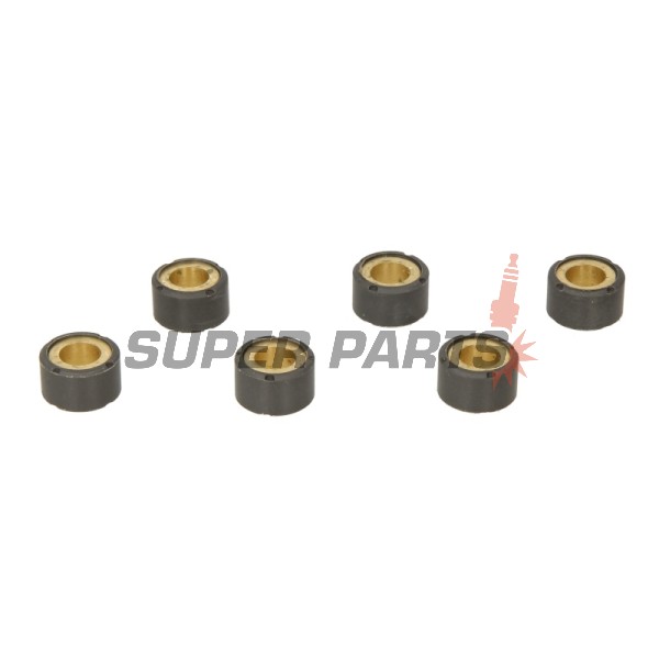 Μπίλιες βαριατόρ -RMS- 20x12mm, 12g, 6τεμ., MBK XC 125 1997, Yamaha XC 125 1997