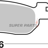 Τακάκια φρένων -BREMBO- 07YA37SP, Yamaha TW125, YP250 Majesty, YZF-R1, YZF-R6 (1999-2003)