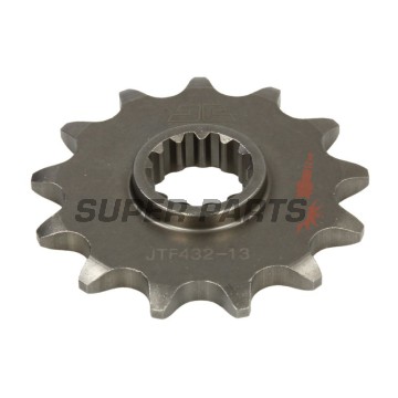 Μπροστινό γρανάζι -JT- JTF432,13, 13 δόντια, Betamotor Jonathan 350 2001-2010, Kawasaki KLX 400 2003, Suzuki DR 250 1990-1995, DR 350 1990-1999, DR-Z 250 2001-2007, DR-Z 400 2000-2017, GSF 250 1995-2000, RM 250 2000-2012