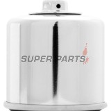 Φίλτρο λαδιού -K&N- KN-138C, χρώμιο, με 17mm παξιμάδι για εύκολο λύσιμο